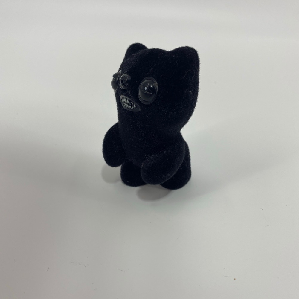 Fuggler Fart Face Figure Black Fuzzy Teeth Weirdcore Monster Toy Collectible